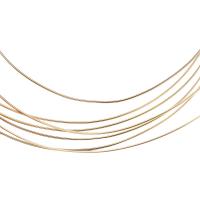 Brass Wire, gold color plated, DIY 