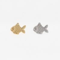 Stainless Steel Pendants, Fish, plated, DIY Approx 1mm 