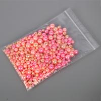 Imitation Pearl Plastic Beads, with Resin, stoving varnish, DIY & mixed, mixed colors, 4/5/6/8/10mmm 