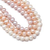 Button Cultured Freshwater Pearl Beads, Round & DIY 5-6mm 