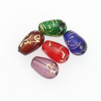 Harz Perlen Schmuck, Tropfen, DIY & verschiedene Stile für Wahl, keine, 13*8*8mm, Bohrung:ca. 1mm, 100PCs/Tasche, verkauft von Tasche