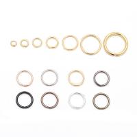 Iron Open Jump Ring, plated 