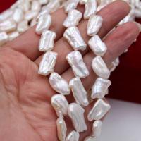 Keshi Cultured Freshwater Pearl Beads, DIY, white, 9-14mm 