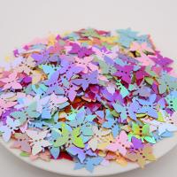 PVC Plastic Sequin, Butterfly, cute & DIY 13mm, Approx 