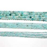 Perles amazonite, Rond, naturel, DIY & facettes, bleu ciel, Vendu par brin