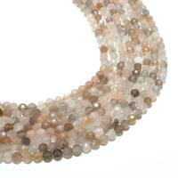 Natural Moonstone Beads, Round, DIY & faceted, mixed colors 