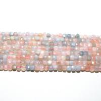 Morganit Perlen, rund, natürlich, DIY & facettierte, gemischte Farben, 4mm, 95PCs/Strang, verkauft von Strang