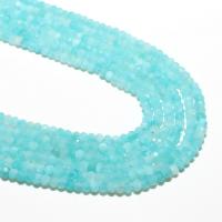 Perles amazonite, Rond, naturel, DIY & facettes, bleu ciel, 2*3mm, Environ Vendu par brin