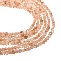 Sunstone Bead, Round, natural, DIY & faceted, golden, 4mm, Approx 