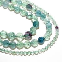 Fluorite Beads, Natural Fluorite, Rhombus, natural, DIY & faceted, green 