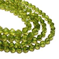 Peridot Beads, Peridot Stone, Rhombus, natural, DIY & faceted, green 