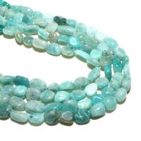 Amazonite Beads, ​Amazonite​, Ellipse, natural, DIY, blue 