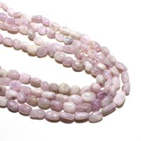 Kunzit Perlen, Ellipse, natürlich, DIY, helles Rosa, 6*8mm, ca. 48PCs/Strang, verkauft von Strang