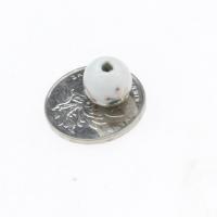 Kunstdruck Porzellan Perlen, rund, plattiert, DIY, keine, 11*12mm, Bohrung:ca. 3mm, 10PCs/Tasche, verkauft von Tasche