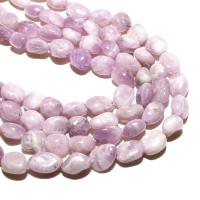 Kunzit Perlen, natürlich, DIY, hellviolett, 8-10mm, ca. 36PCs/Strang, verkauft von Strang
