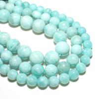 Amazonite Beads, ​Amazonite​, Round, natural, DIY, light blue 