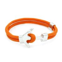 Corde de parachute bracelet, Réglable & unisexe, plus de couleurs à choisir Environ 7 pouce, Vendu par brin