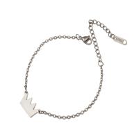 Stainless Steel Anklets Jewelry, polished, mirror effect & for woman 