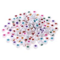 Solid Color Acrylic Beads, Round, DIY 4*7mm Approx 1.8mm 