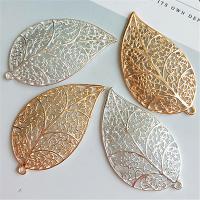 Zinc Alloy Leaf Pendants, DIY 