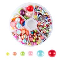Mobile Phone DIY Decoration, Plastic, Dome, polished, multi-colored, 4-12mm 