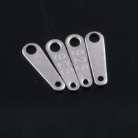 Stainless Steel Extender Chain Drop, Zipper Head, polished, DIY, silver color, 2*3*10mm 