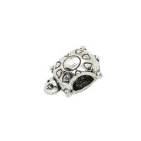 Zinc Alloy Large Hole Beads, Turtle, plated Approx 4.5mm 