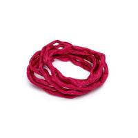 Cuerda de Seda, Bricolaje & diferentes estilos para la opción, más colores para la opción, 3.3mm, longitud:1 m, Vendido por Bolsa