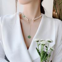 Collar de Perlas Natural de Freshwater, Perlas cultivadas de agua dulce, Joyería & para mujer, 36/44cm, Vendido por Sarta