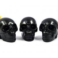 Obsidian Craft Decoration, Skull, durable 