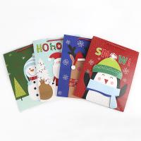Christmas Gift Bag, Paper, embossed, durable mixed colors 