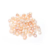 Potato Cultured Freshwater Pearl Beads, Round, natural, DIY, pink, 7-9mm 