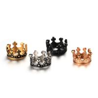 Stainless Steel Finger Ring, Crown, plated StainlessxStainless-mm 