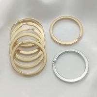 Zinc Alloy Key Split Ring, plated, DIY 30mm 