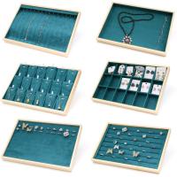 Jewelry Case and Box, Wood, Rectangle, durable blue, 350*240*30mm 