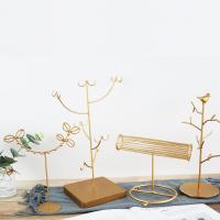 Multi Purpose Jewelry Display, Iron, Tree, plated, durable golden, 245*200*67mm 