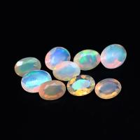 Gemstone Cabochons, Opal, Ellipse, polished, DIY & faceted, multi-colored 