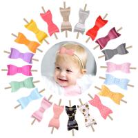 Moda venda del bebé, Nylón, Lazo, para  los niños, más colores para la opción, 68.5x28.9mm, Vendido por UD