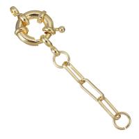 Brass Extender Chain, gold color plated 3.5mm Approx 3mm,4mm Approx 1.5 Inch 
