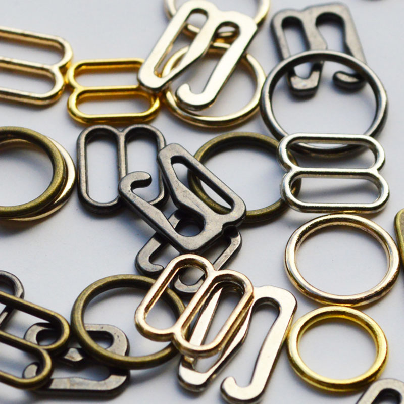 Zinc Alloy Bra Strap Buckle, plated, different size for choice, more colors for choice, Sold By PC