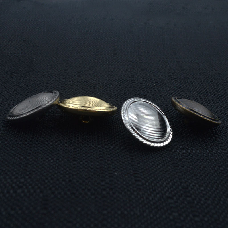Brass Jeans Button, plated, different size for choice, more colors for choice, Sold By PC