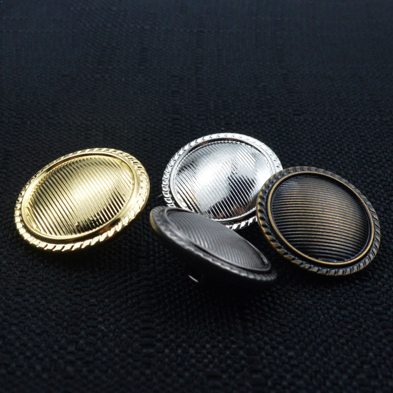 Brass Jeans Button, plated, different size for choice, more colors for choice, Sold By PC