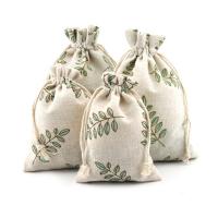 Linen Jewelry Pouches Bags, Cotton Fabric, durable & breathable 