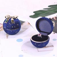 Jewelry Gift Box, Cloth, Round, durable 70*60mm 