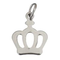Stainless Steel Crown Pendant, plated, hollow Approx 3.5mm 