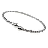 Stainless Steel Cuff Bangle, plated, 64mm,70mm 