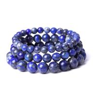 Naturelle Lapis Lazuli Bracelet, Pierre naturelle, Placage, bijoux de mode & normes différentes pour le choix & pour femme, plus de couleurs à choisir, Vendu par brin