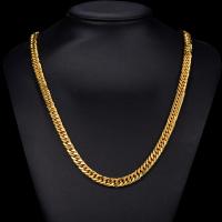 Brass Chain Necklace, fashion jewelry gold 