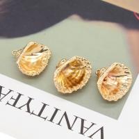 Natural Seashell Pendant, Shell, plated & DIY 25*17*9-20*20*6mm Approx 2mm 