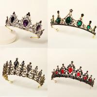 Bridal Tiaras, Zinc Alloy, plated & for woman & with rhinestone 